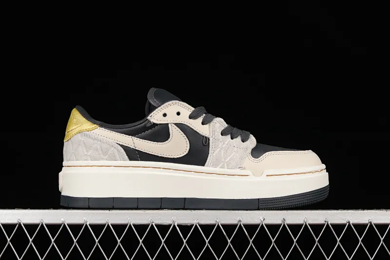 All categories Air Jordan Jordan series basketball shoes Air Jordan 1 Low Air Jordan 1 Elevate Low SE "Wolf Grey" Little AJ thick-soled retro basketball shoes DV1494-001